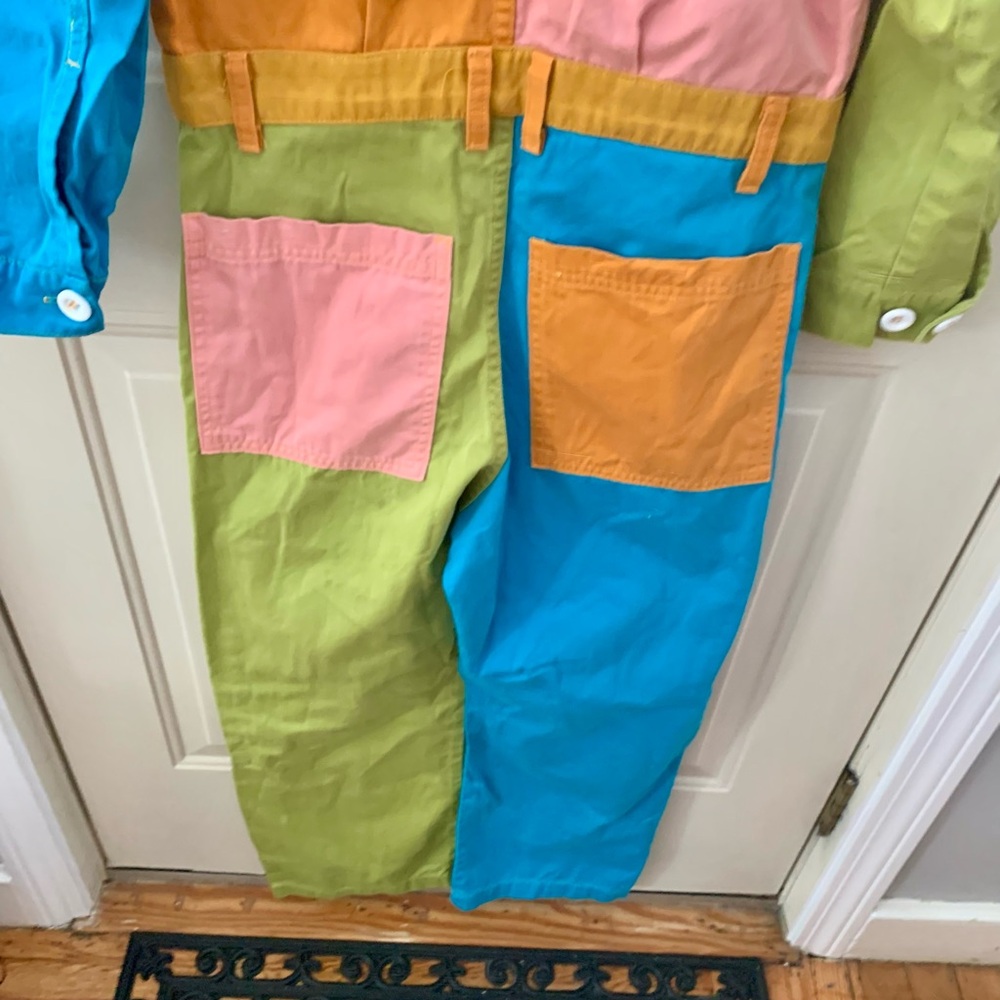 Big Bud Press Rainbow Colorblock Patchwork Jumpsu… - image 10